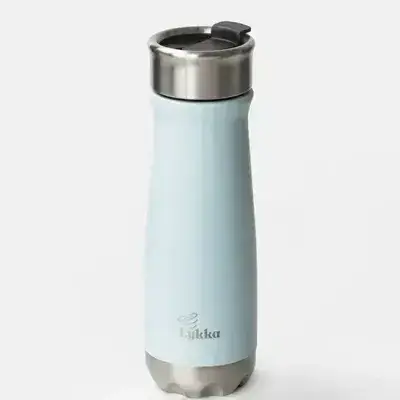Lykka Vacuum Insulated Travel Mug – Snowy Blue, 630 ml