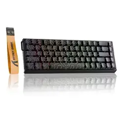 Attack Shark X68MAX HE Magnetic Aluminum Keyboard 60% Wired - Black Contour