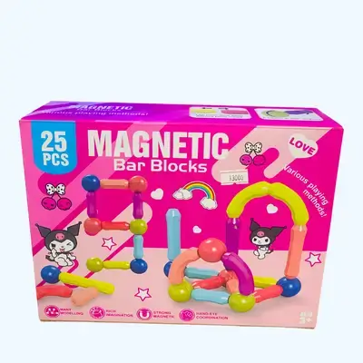 Magnetic Bar Blocks 25pcs