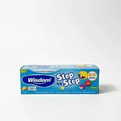 Wisdom step by step 0-3 years toothpaste 75ml
