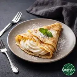 Crepe with Whipped Cream
