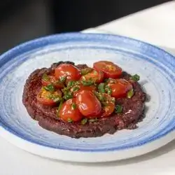 Sujuk With Cherry Tomatoes