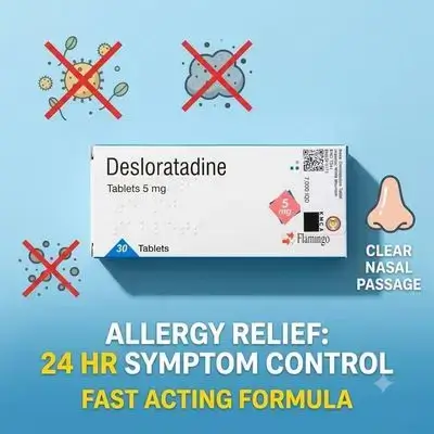 Desloratadine 5mg Flamingo 30 Tablets