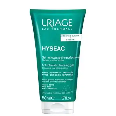 URIAGE HYSEAC CLEANSING GEL – ١٥٠ML | يورياج غسول جيل للبشرة الدهنية – ١٥٠ مل