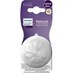 Philips Avent Natural Response Flow 5 6M+ 2 Pcs