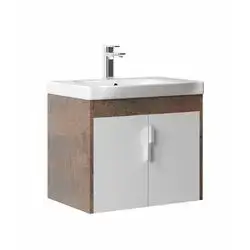 Orka Luna 80Cm Bottom Module Cabınet Brown Stone