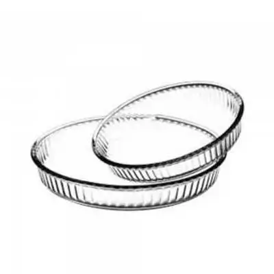 Paşabahçe Oven Tray Porcam 2-Piece Round - 159022