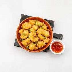 Golden Fried Prawn Bites