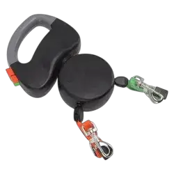 Double Retractable Leash 2x3M
