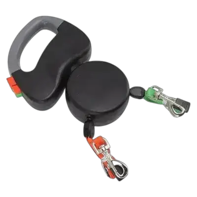Double Retractable Leash 2x3M