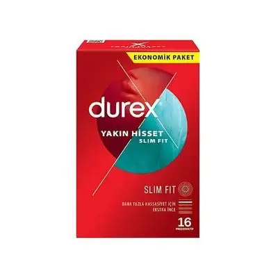 Durex Yakin Hisset Slim Fit-16condoms