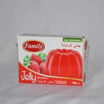 Family Jelly Strawberry 100g