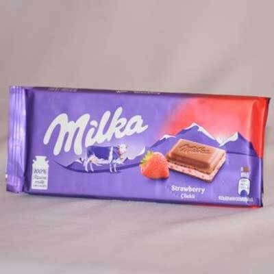 Milka Tablet Strawberry Yogh 100g