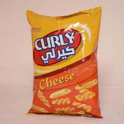 Chipsana Curly Chips Cheese 40g