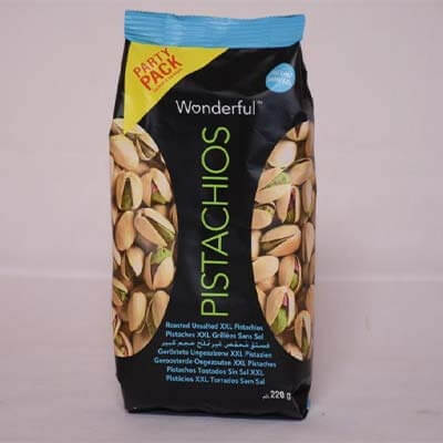 Wonderful Pistachio Un Salted 220g