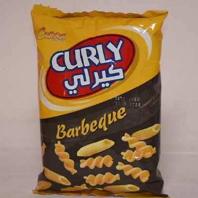 Chipsana Curly Chips Barbeque 40g