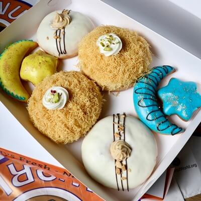 Half dozen mix of Ramadan/EID  donuts