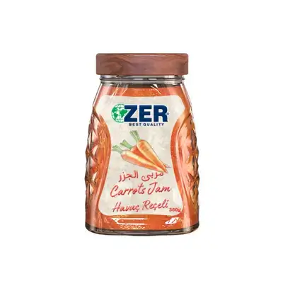 Zer Carrots Jam 380g Glass Jar