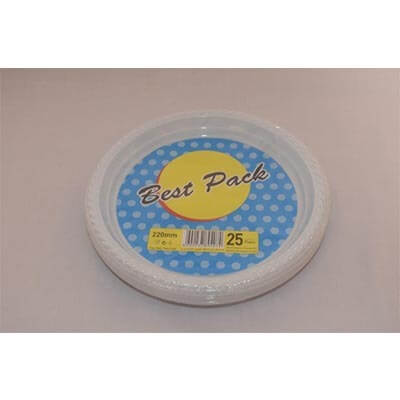 Best Pack Plate Economic 22cm 25pcs