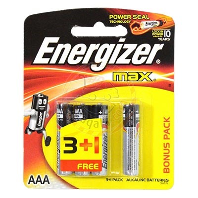 Energizer Max Battery Aa 3+1pcs
