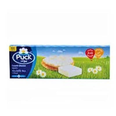 Puck Square Cream Cheese, 12 Portions, 216g