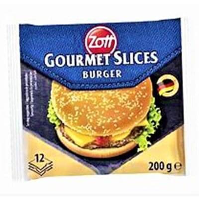 Zott Hamburger Slices Cheese 200g