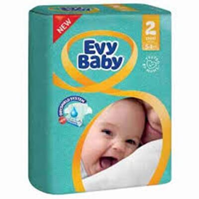 Evy Baby Diapers 54pcs