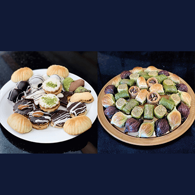 1 Kilo Mix Pistachio Baklawa