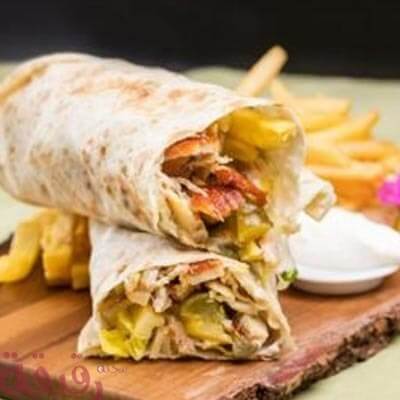 Chicken Shawarma With Syrian Bread