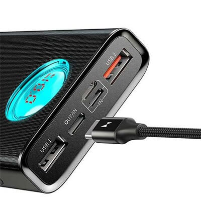 Baseus Amblight Quick Charger Digital Display Power Bank PD3.0+QC3.0 20000mAh