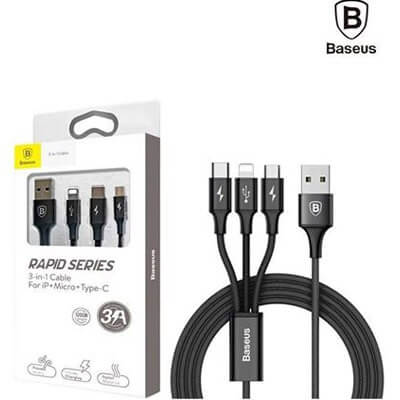 Baseus Rapid Series 3-in-1 cable