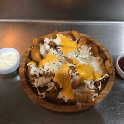 Potato Wedges With Cheddar Cheese