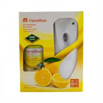 Carrefour Lemon Air Freshener Automatic Spray, 250ml