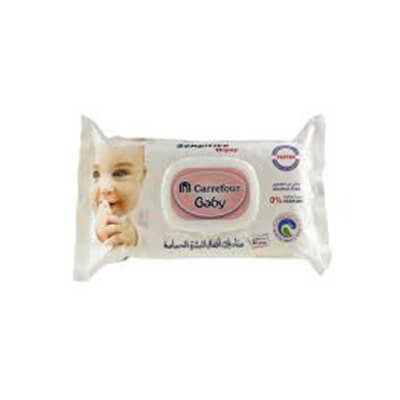 Carrefour Baby Wipes Senstive 80pcs