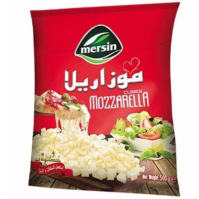 Mersin Frozen Mozzarella Cubes 500g