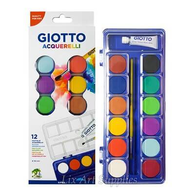 Colour giotto(Italy made) water colour set X12