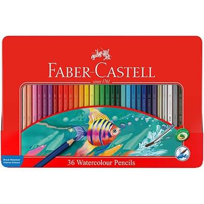 Colour faber-castell water colour pencils X36