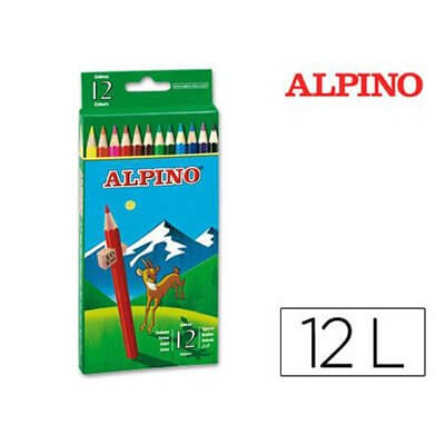 Colour alpino(spain made) pencils colour X12