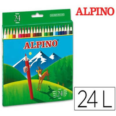 Colour alpino(Spain made) pencils colour X24