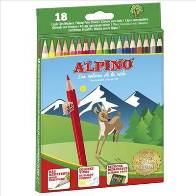 Colour alpino(spain made) pencils colour X18