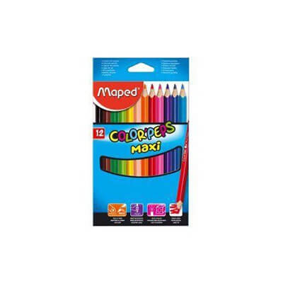 Colour mapped jumbo pencils colour X12