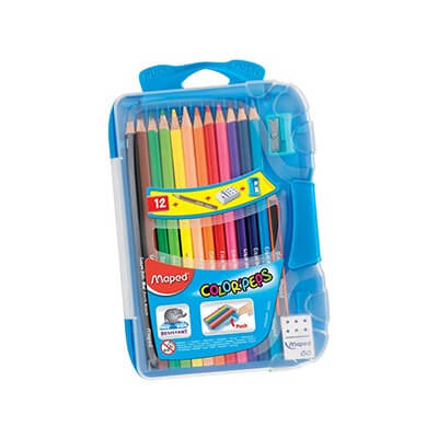Colour maped pencils colour set X12