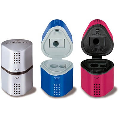 Faber-castell trio 3 hole pencil sharpener X1