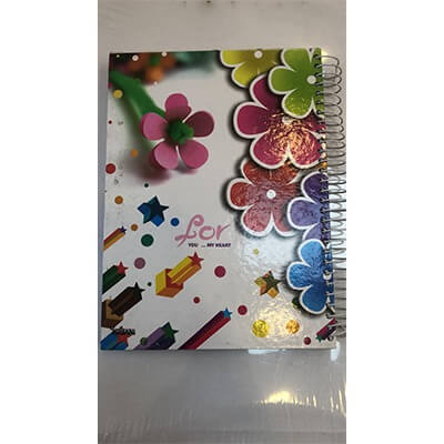 Sema notebook 250 pepar hard cover 7 part X1