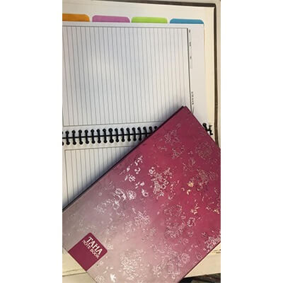 Notebook 100 pepar hard cover x1