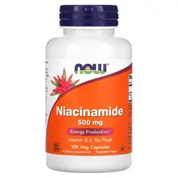 Niacinamide (B-3) 500 mg 100 Veg Capsules