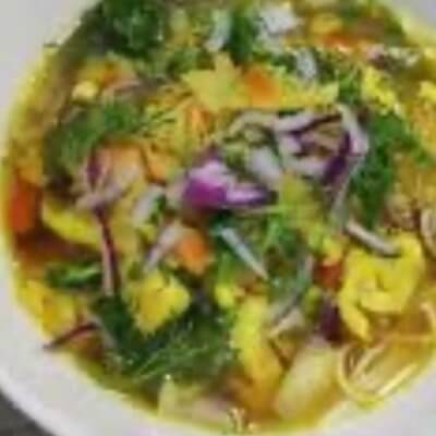 Egg Noodles Soup