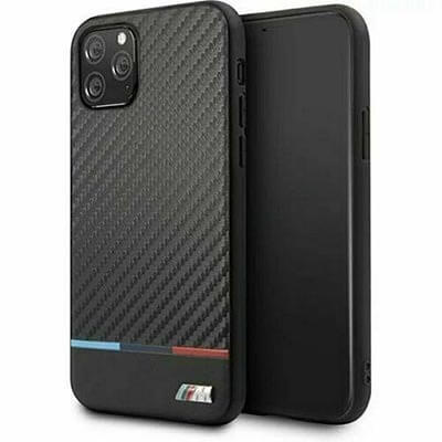 OFFICIAL BMW M SPORT CARBON IMPACT PHONE CASE COVER - FOR IPHONE 11 PRO