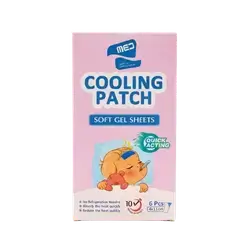 Cooling Patch Soft Gel Sheets for Kids 4×11cm 6Pcs _ MED