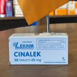 cinalek cinnarizine 25mg  50 tablets 